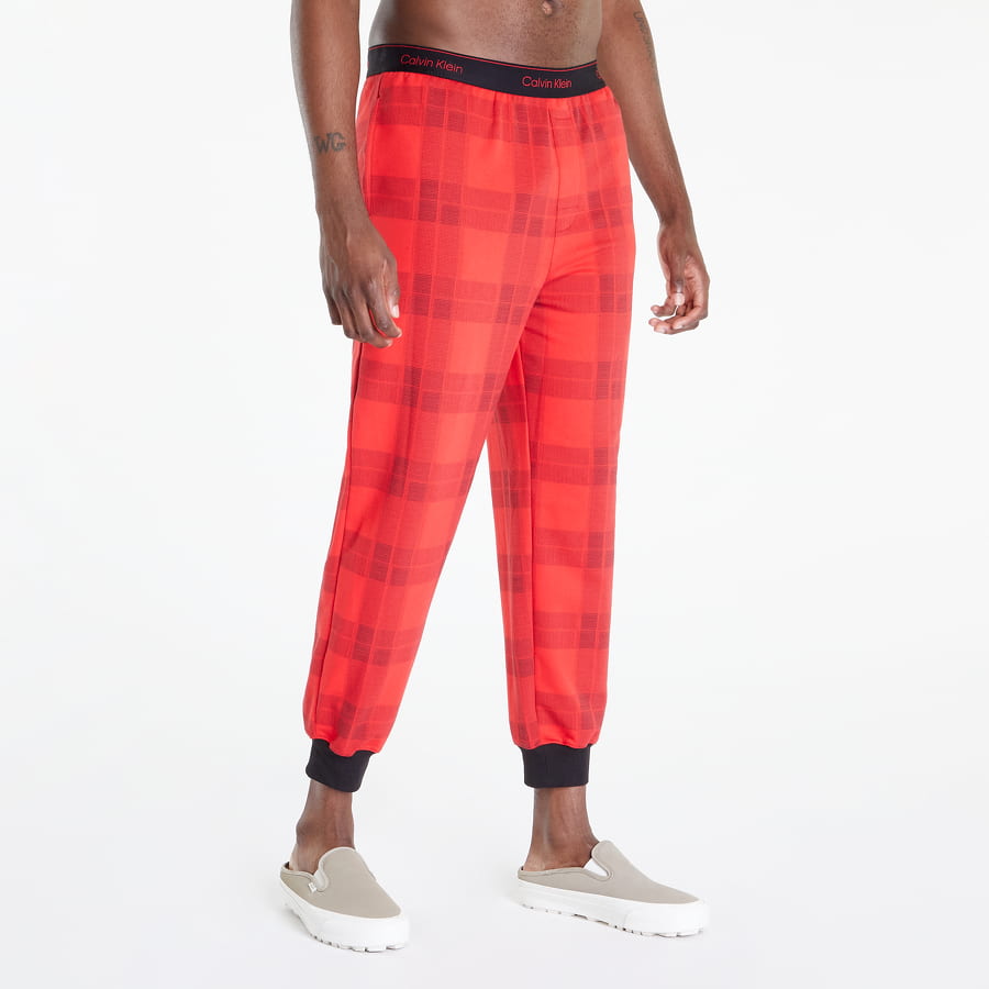 Tepláky CALVIN KLEIN Mc Holiday Lounge Jogger Červená | NM2380E 5VN, 0