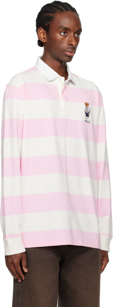 Polo tričko Polo by Ralph Lauren Ralph Lauren Classic Fit Polo Bear Rugby Jersey Polo Ružová | 710973144001, 4