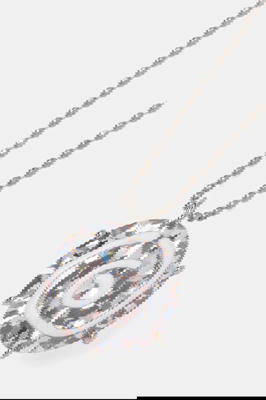 Náhrdelník Maison Margiela Crystal Pendant Ball Chain Necklace Metalická | SM7UU0080.P8372.971, 1