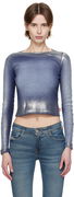 T-Banes-Nc-Q1 Cropped Ribbed Long Sleeve T-Shirt