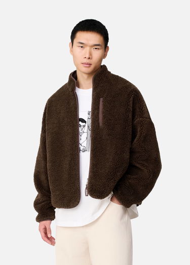 Bunda AXEL ARIGATO Alvin Armstrong Fleece Zip-Up Jacket Hnedá | A4020001, 12