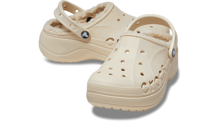 Tenisky a topánky Crocs Classic Platform Lined Clogs W Béžová | 208708-11S, 1