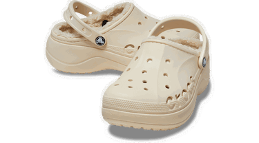 Tenisky a topánky Crocs Classic Platform Lined Clogs W Béžová | 208708-11S, 1
