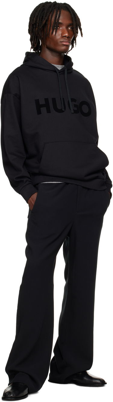 Mikina BOSS Logo Bonded Hoodie Čierna | 50529090, 3