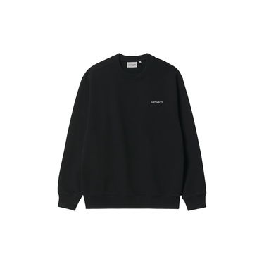 Mikina Carhartt WIP Embroidered Logo Sweatshirt Čierna | I034496_7, 2