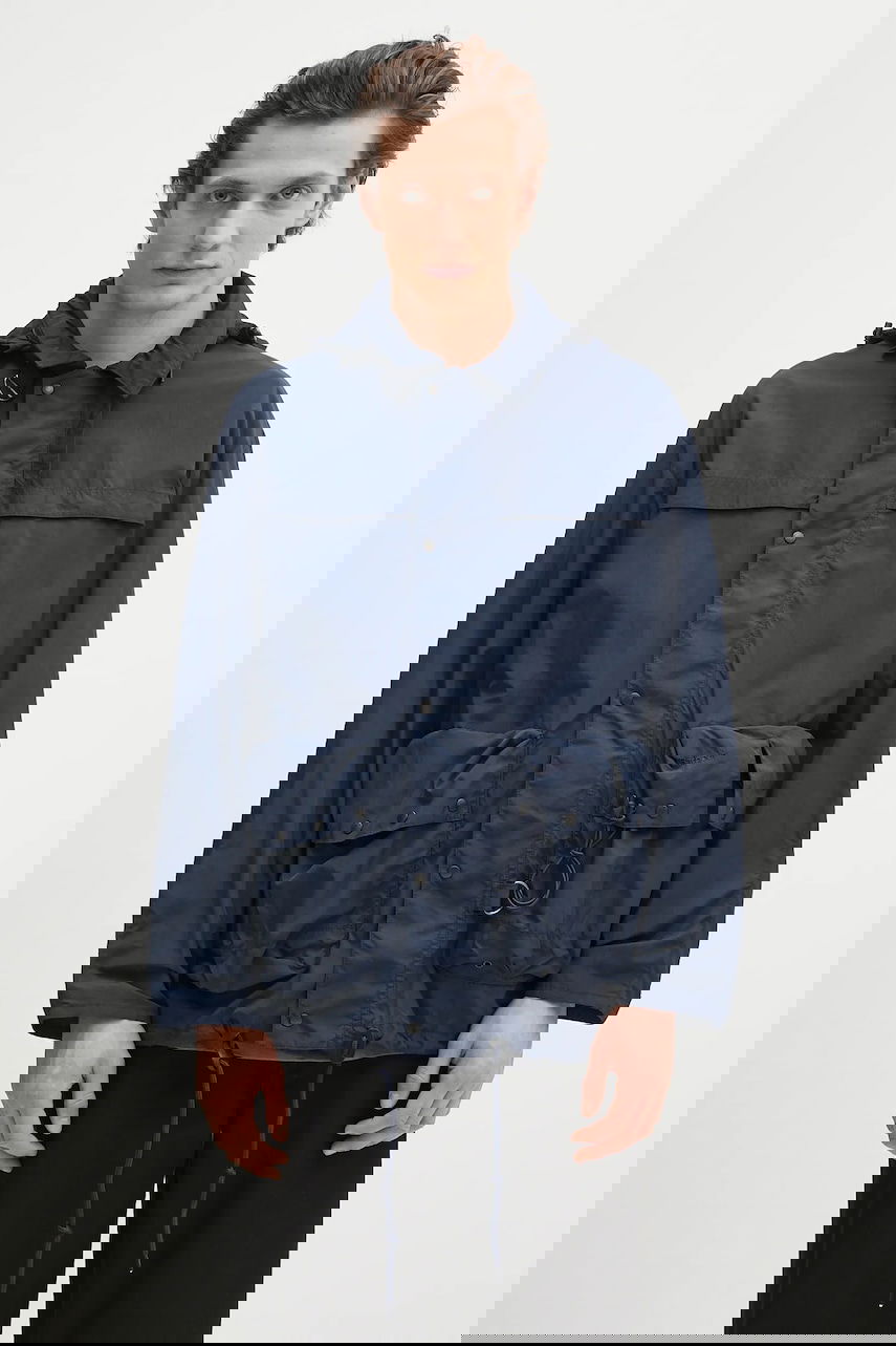 Vetrovka Barbour Modified Durham Showerproof Transitional Oversize Jacket Navy | MSP0133, 0