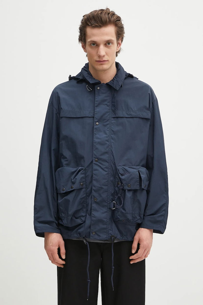 Vetrovka Barbour Modified Durham Showerproof Transitional Oversize Jacket Navy | MSP0133
