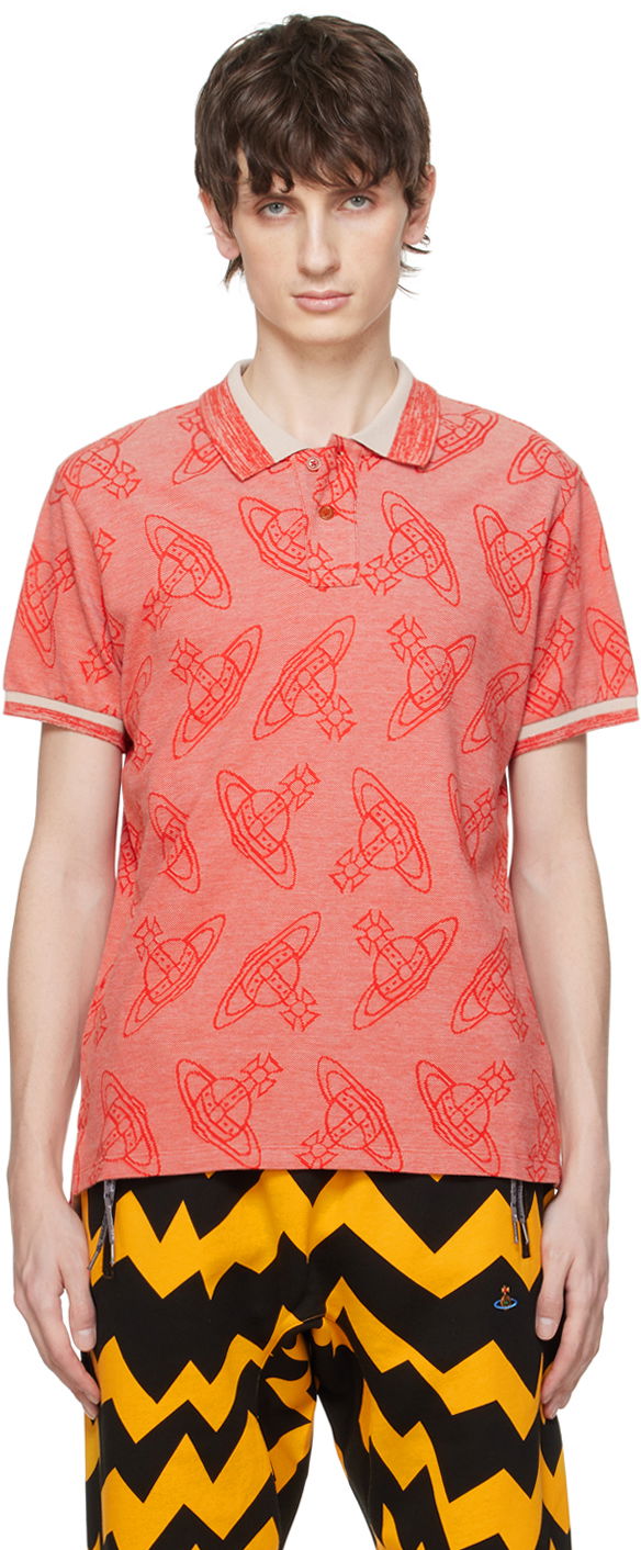 Polo tričko Vivienne Westwood Classic Polo Tee Červená | 2H01000I-J0037-, 0