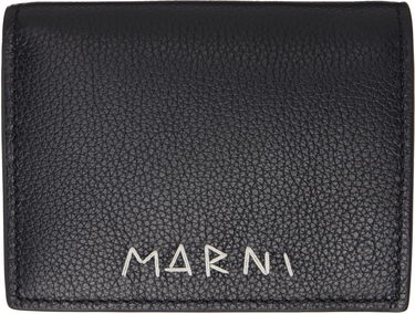 Peňaženka Marni Marni Mending Embroidery Leather Bifold Wallet Čierna | PFMI0098U0 P6533, 0