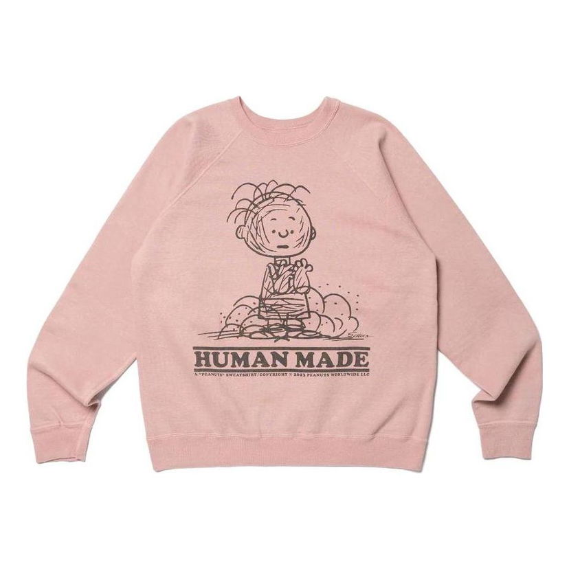 Mikina Human Made Charlie Brown Graphic Print Sweatshirt Ružová | HM24CS044
