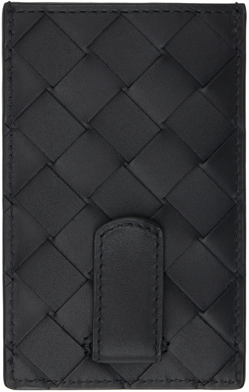 Peňaženka Bottega Veneta Intrecciato Card Holder Čierna | 755764 VCPQ3, 1
