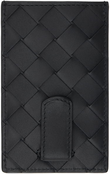 Peňaženka Bottega Veneta Intrecciato Card Holder Čierna | 755764 VCPQ3, 1
