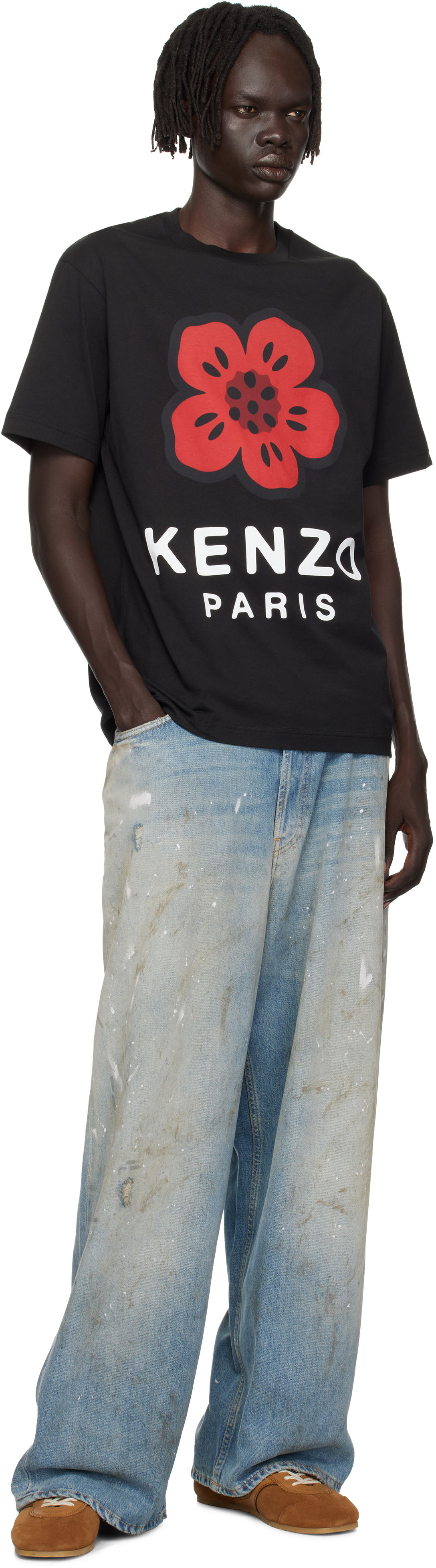 White Paris Boke Flower T-Shirt