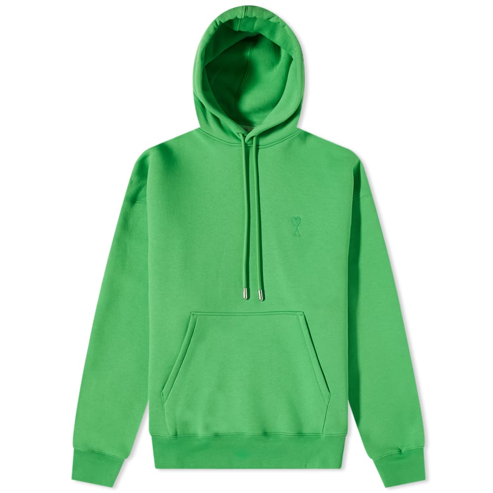 Mikina AMI Tonal Heart Hoodie Zelené | USW212-740-300, 0