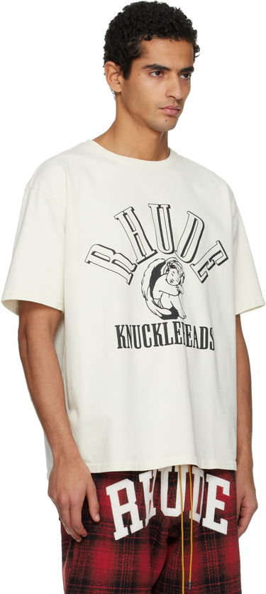 Tričko Rhude 'Kunckleheads' T-shirt Biela | RHFW25TT05012, 1