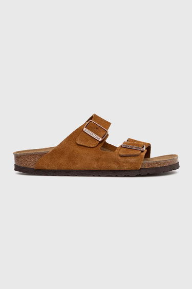 Tenisky a topánky Birkenstock Birkenstock Arizona Suede Slides Hnedá | 1027162, 0