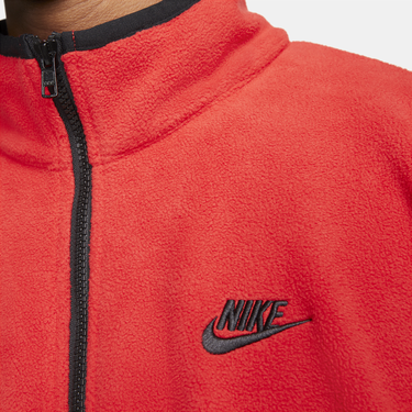 Mikina Nike Club Fleece+ 1/2-Zip Fleece Top Červená | DX0525-657, 2