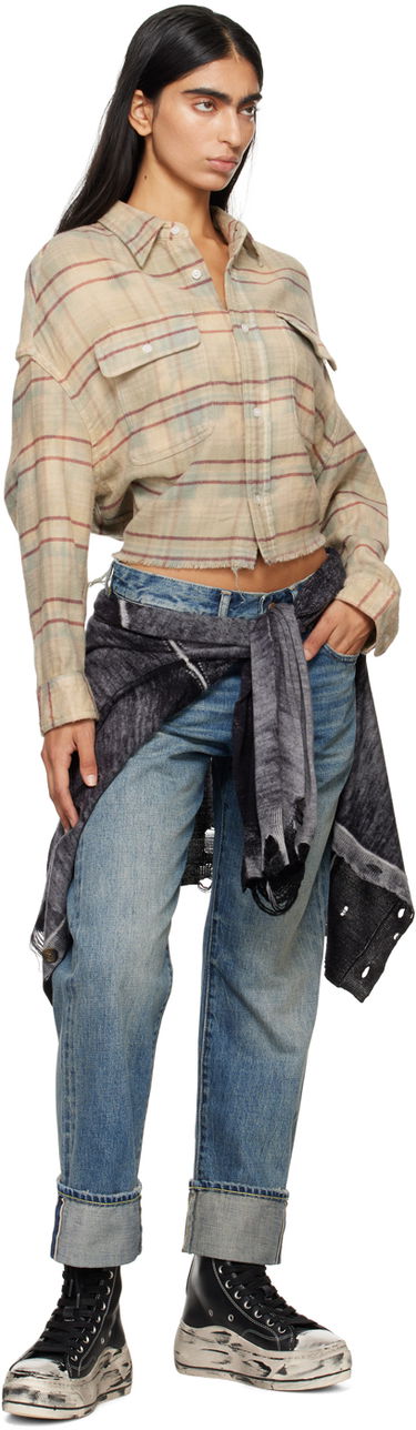 Džínsy R13 R13 Boyfriend Jeans Modrá | R13W5083-D250C, 3