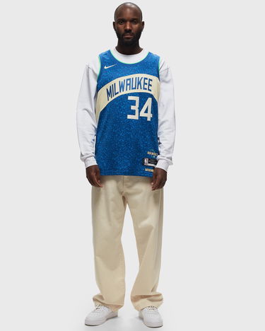Dres Nike Dri-FIT NBA Swingman Giannis Antetokounmpo Milwaukee Bucks City Edition 2023/24 Jersey Navy | DX8509-407, 3