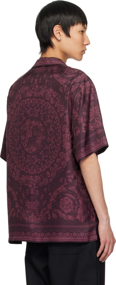 Košeľa Versace Versace Barocco Silk Shirt Fialová | 1003926_1A13557, 2