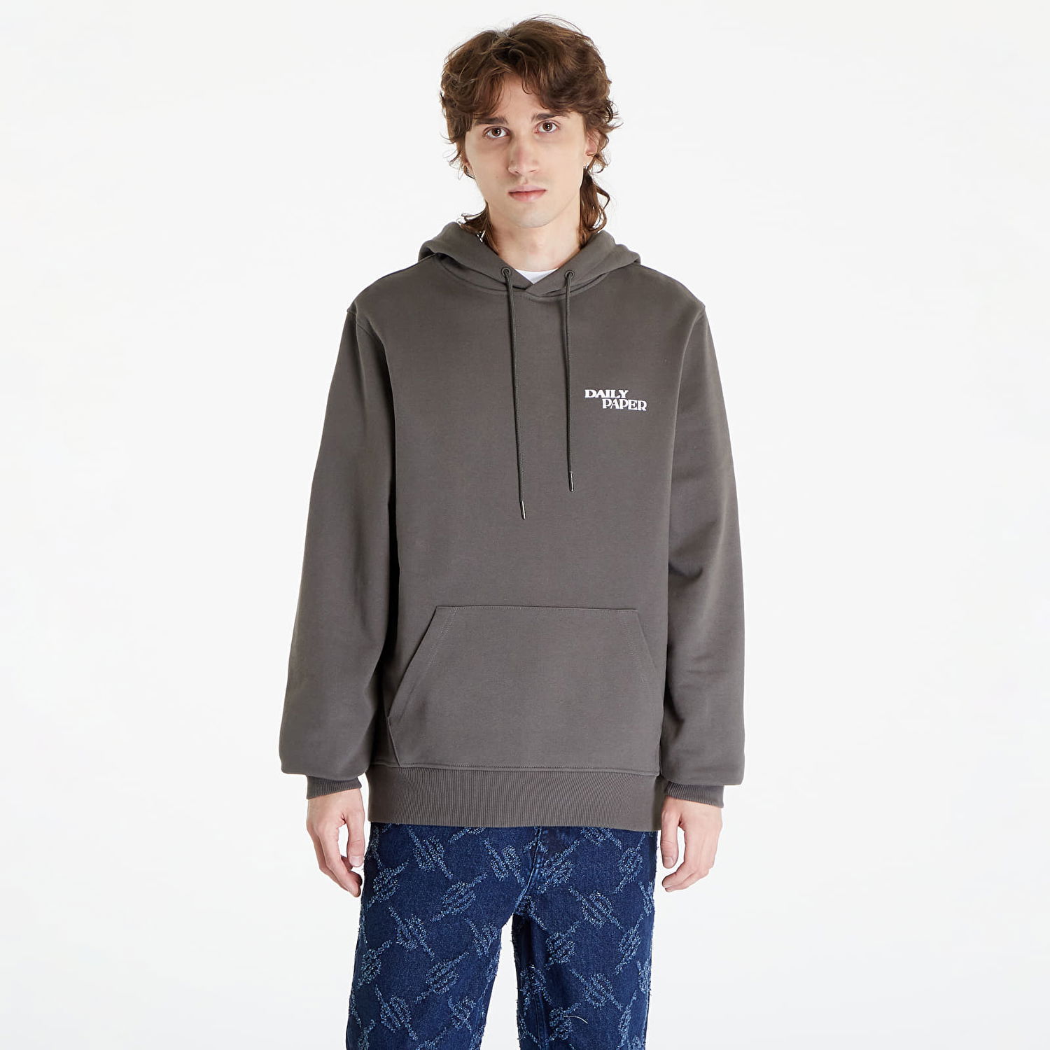 Mikina DAILY PAPER Hand In Hand Hoodie Zelené | 2411101, 0