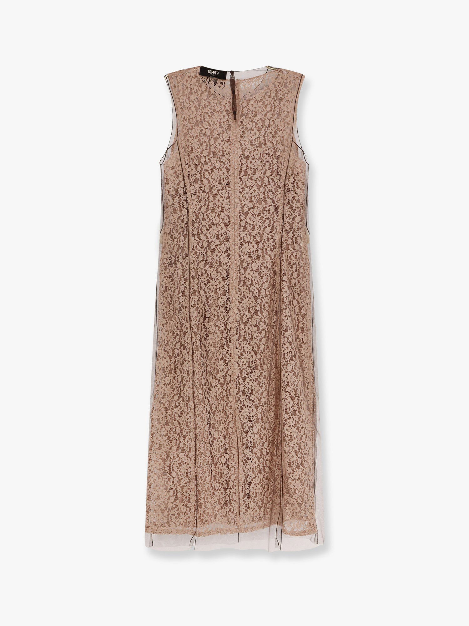 Šaty FENDI Fendi Lace Midi Dress Béžová | FDD298AUP7F1T47, 1
