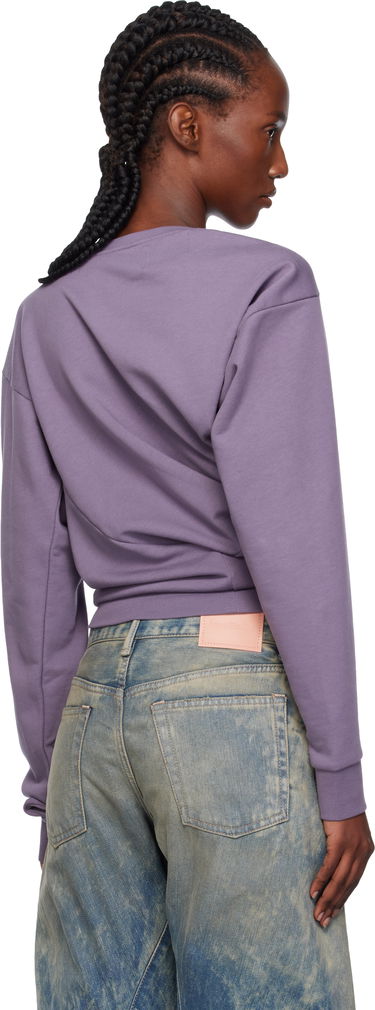 Mikina Vivienne Westwood Vivienne Westwood Hebo Draped Sweatshirt Fialová | 3I010015-J006O-, 2
