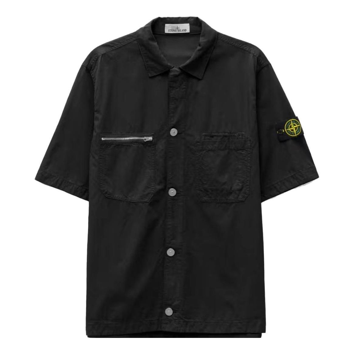 Košeľa Stone Island Zip Pocket Shirt Čierna | 781511429-V0029, 0