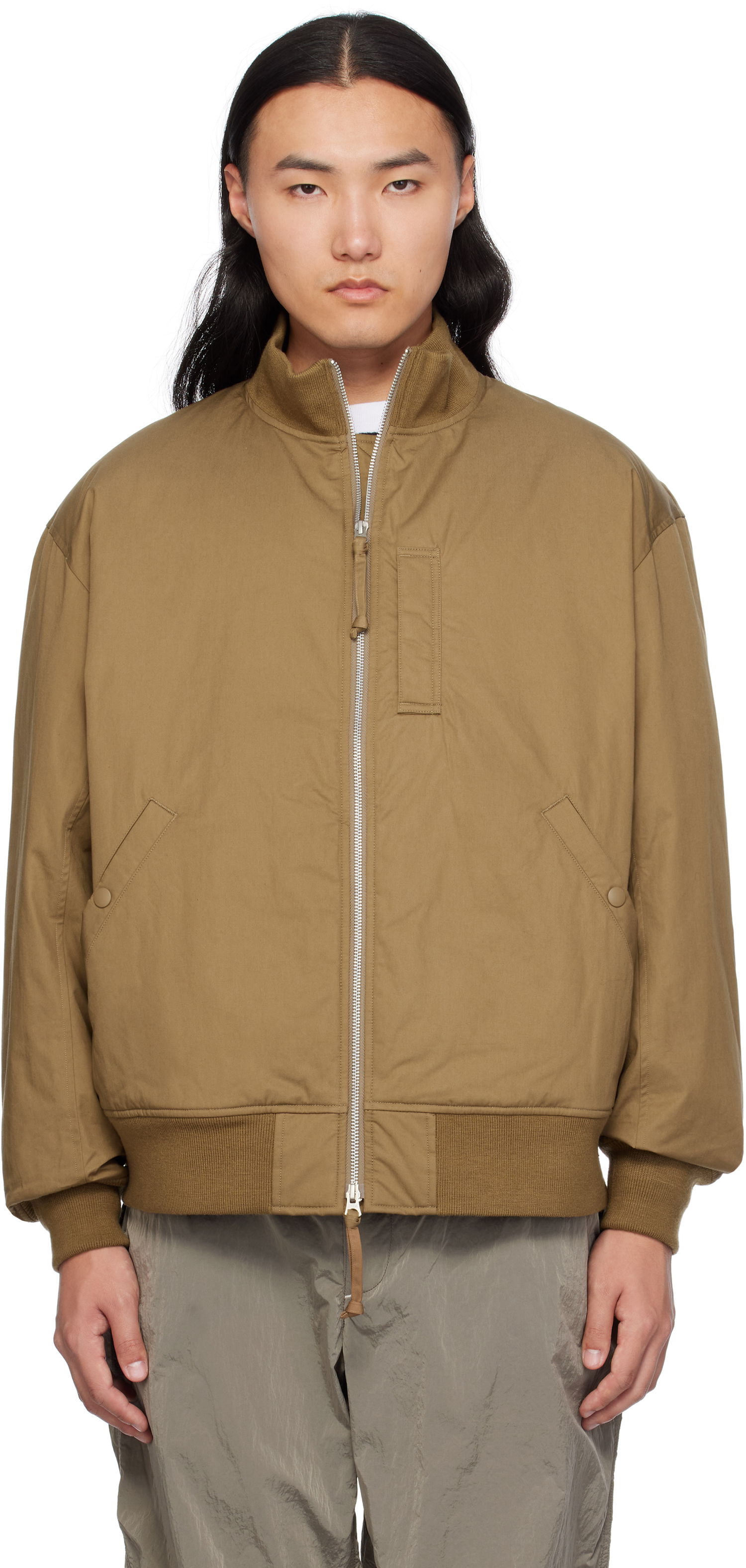 Bomber bunda NANAMICA Insulation Varsity Bomber Jacket Hnedá | S24FY020U, 0
