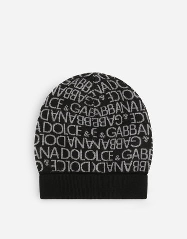 Kulicha Dolce & Gabbana Dolce & Gabbana Jacquard Knit Hat Čierna | LBKHA4JCVQ5S9000, 1