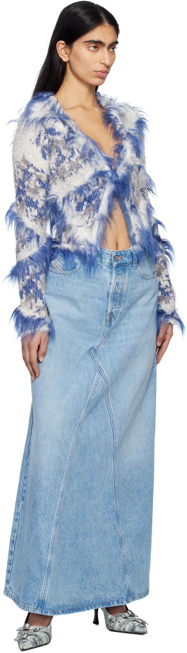 Sukňa Diesel De-Pago Denim Maxi Skirt Modrá | A10716 09I29, 3