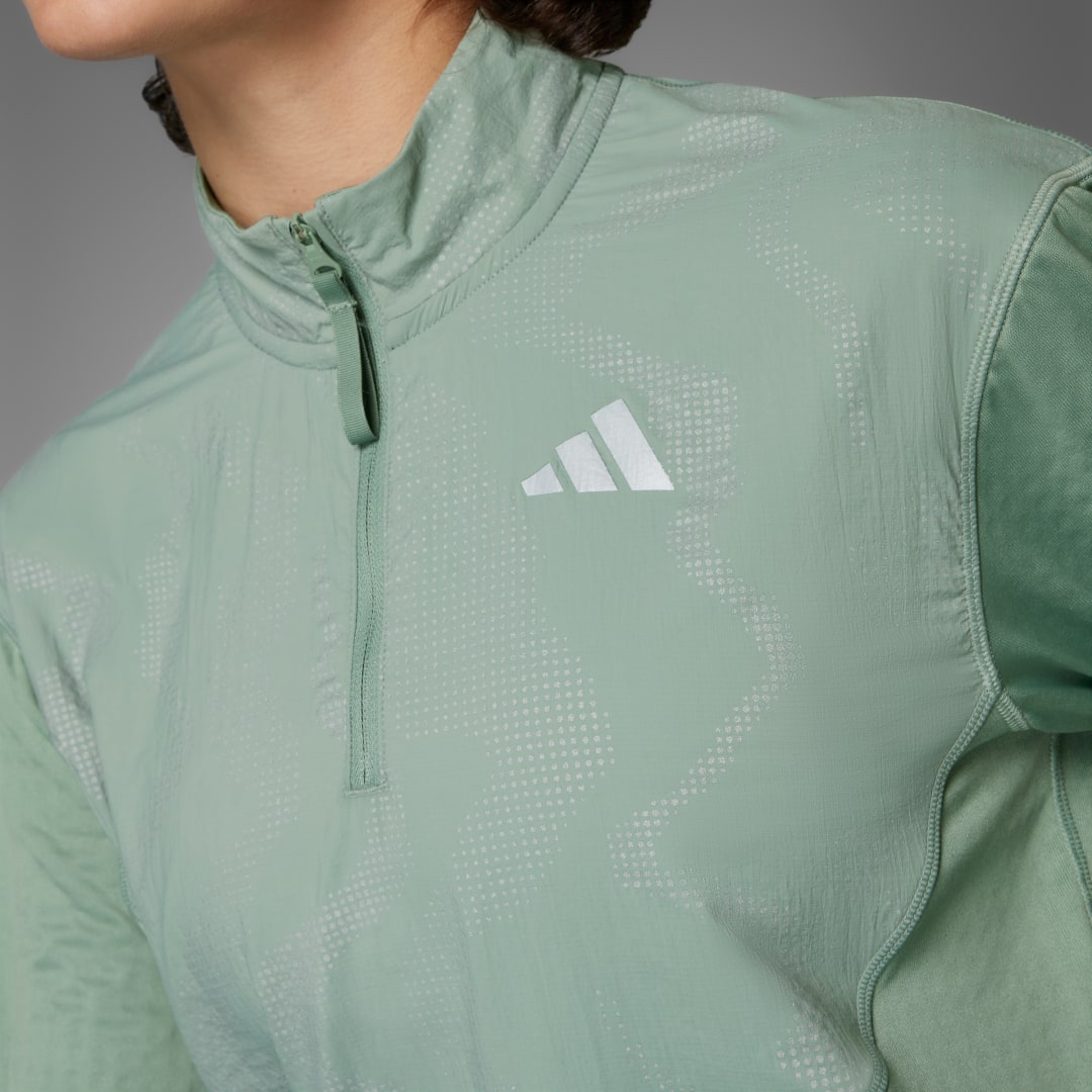 Reflective Running Half-Zip Top