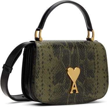 Kabelka AMI AMI Paris Leather Top Handle Bag Zelené | ULL007.AL0106, 1