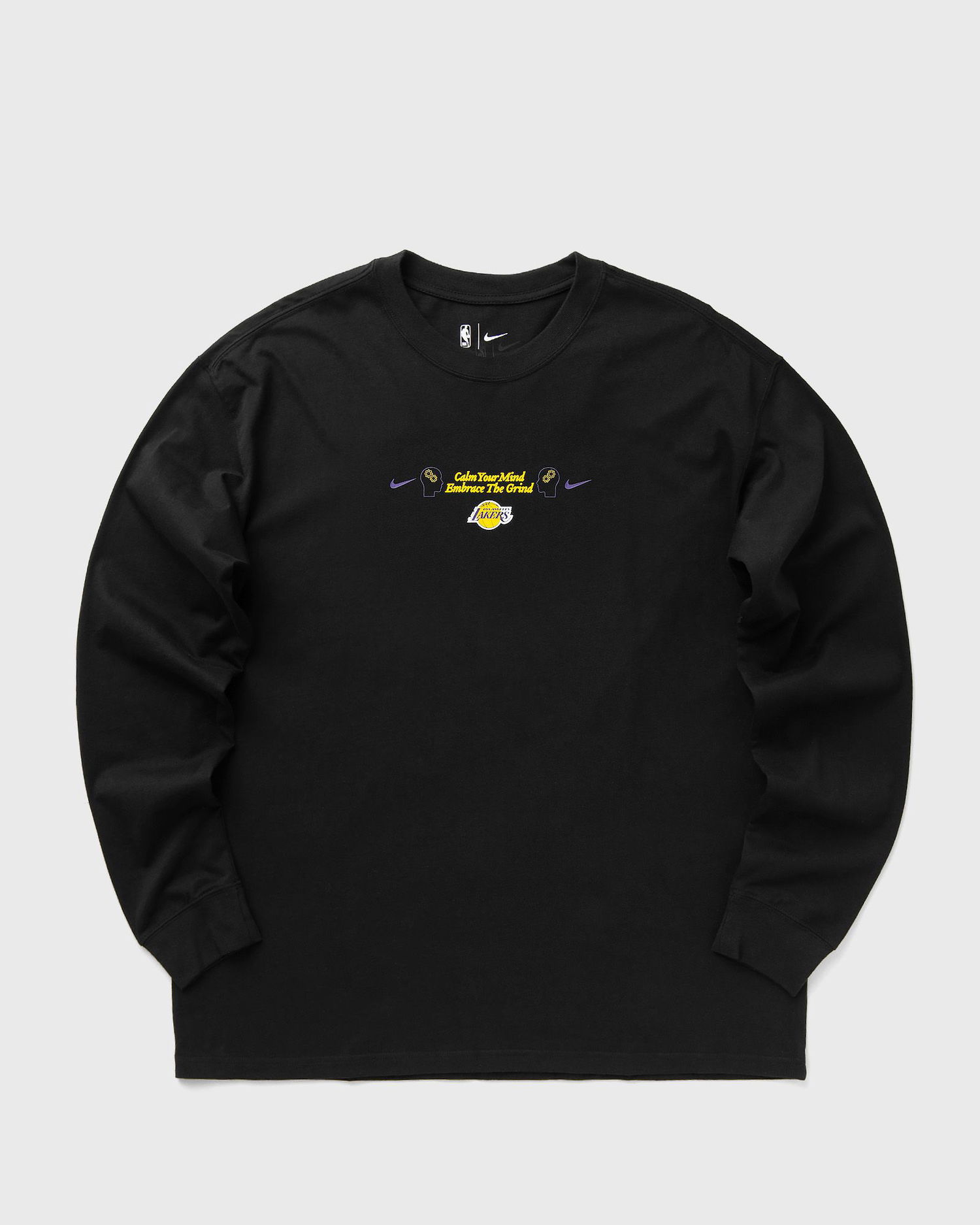 Tričko Nike Los Angeles Lakers MAX90 Long Sleeve Sweatshirt Čierna | HQ0662-010, 0