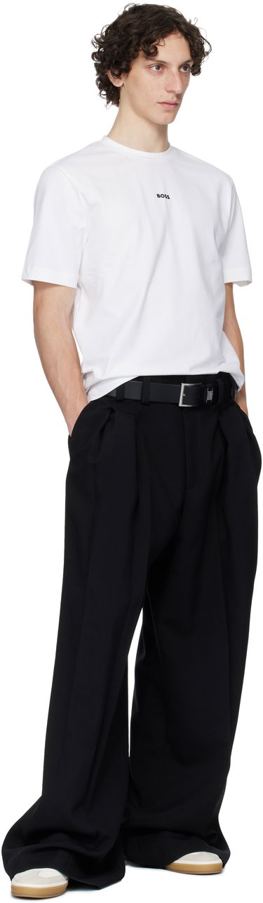 Tričko BOSS Tchup T-Shirt Čierna | 50473278, 3