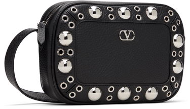 Taška cez rameno Valentino Garavani Nellcôte Studded Shoulder Bag Čierna | 7W2B0R74MJL, 1