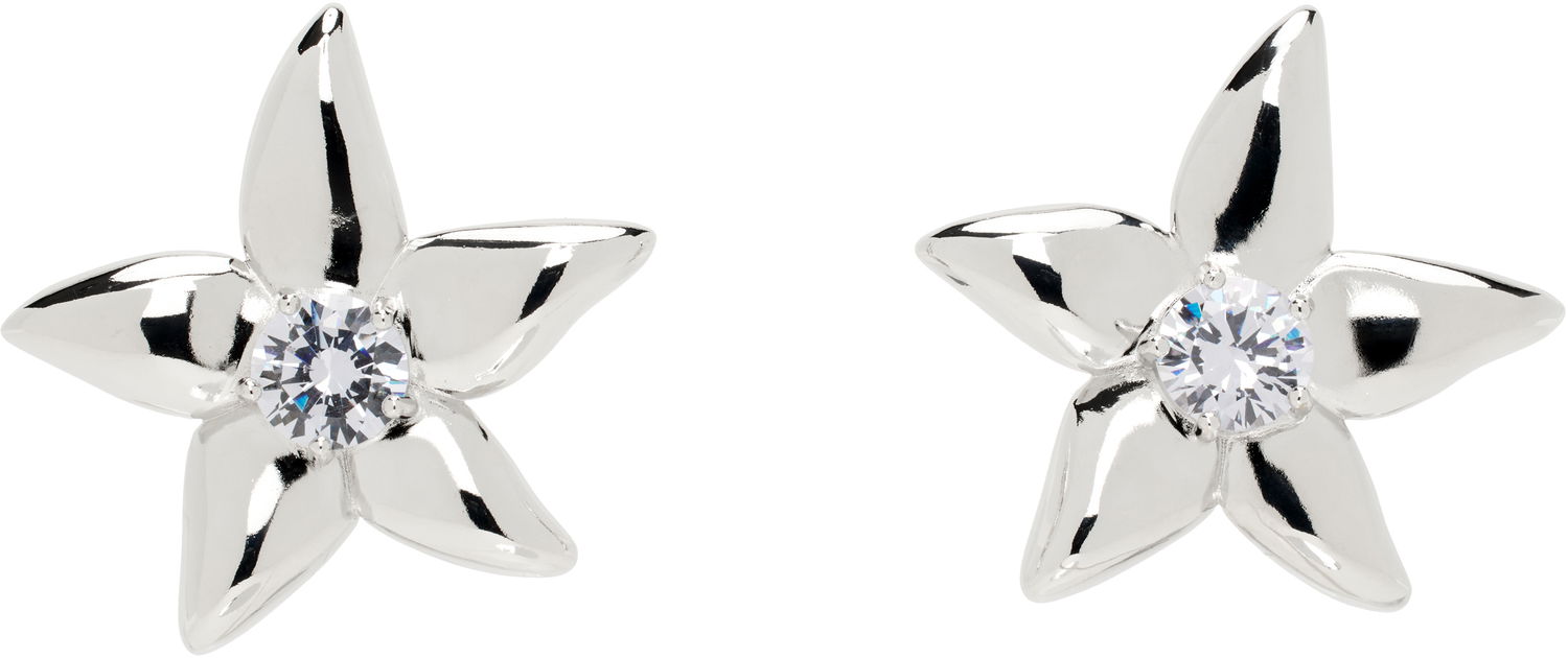 Náušnice Collina Strada Collina Strada Mega Starlink Flower Earrings Metalická | XX1086, 0