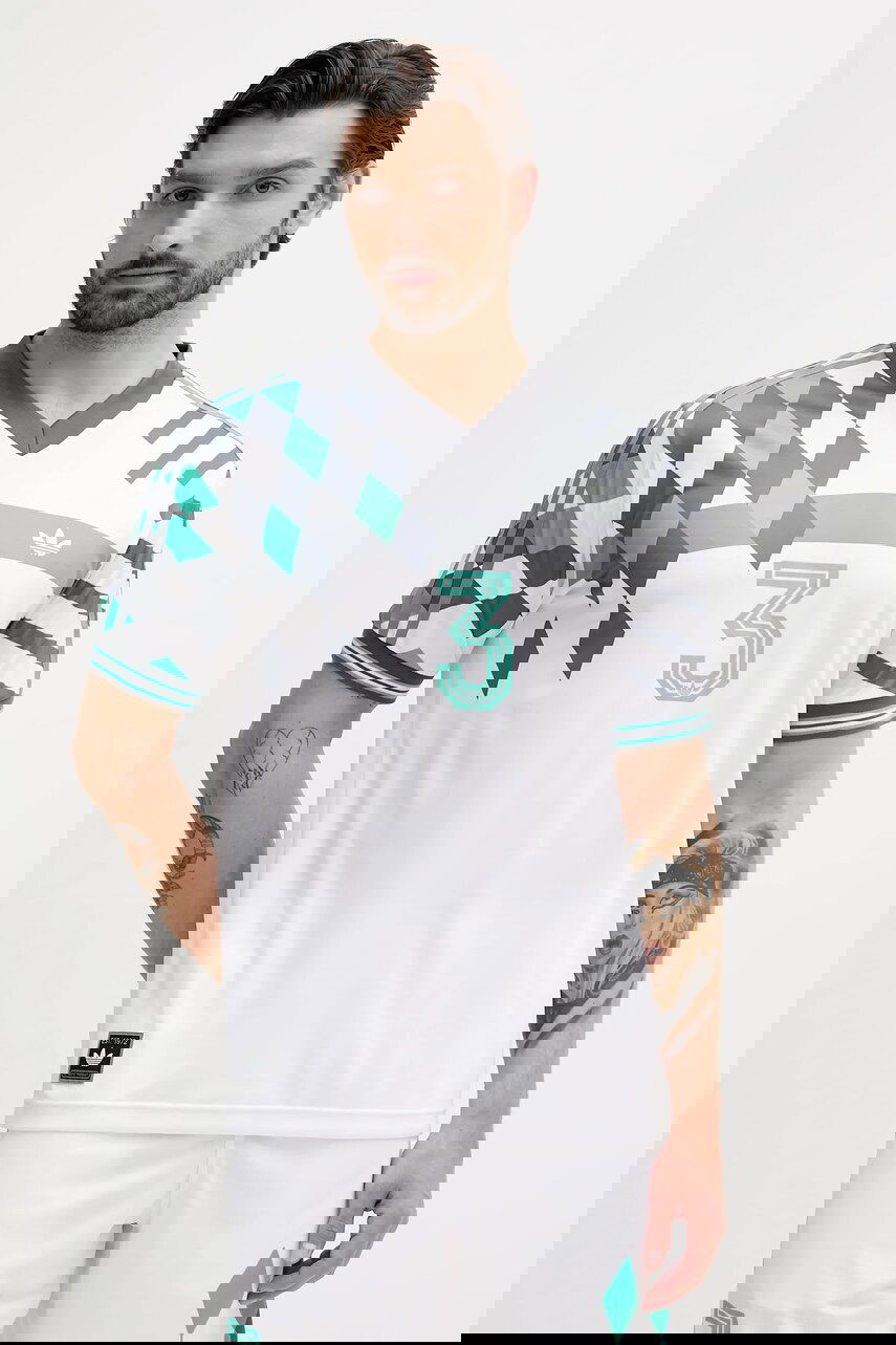 Tričko adidas Originals adidas Originals Nuwave 90S Jersey T-Shirt Biela | KD4870, 0