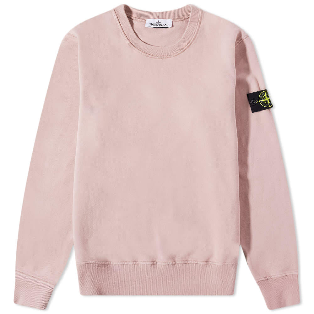 Sveter Stone Island Brushed Cotton Crewneck Ružová | 771563020-V0086, 0