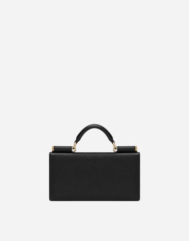 Kabelka Dolce & Gabbana Dolce & Gabbana Dauphine Print Calfskin Mini Bag Čierna | BI3280A100180999, 3