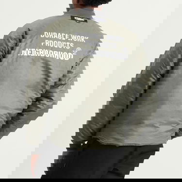 Prešívaná bunda Neighborhood Reversible Padded Jacket Šedá | 252TSNH-JKM10-GRY, 3