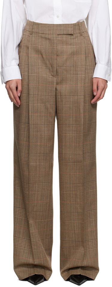 Nohavice Róhe Róhe Mid-Waist Tailored Trousers Hnedá | 416-30-080, 0