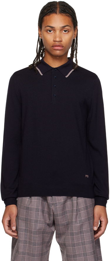 Polo tričko Paul Smith PS Paul Smith Embroidered Polo Navy | M2R-204Y-L21861, 0