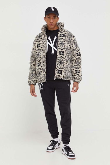 Tepláky New Era Printed Sweatpants Čierna | 60416726, 1