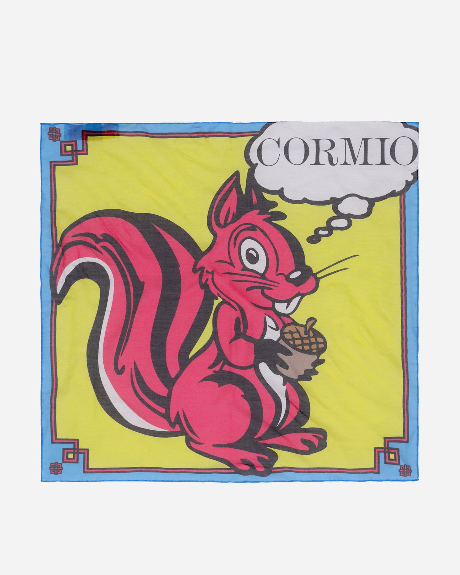 Šál CORMIO Squirrel Foulard Rôznofarebný | CORSQUIRRELFOU YELLOW, 0