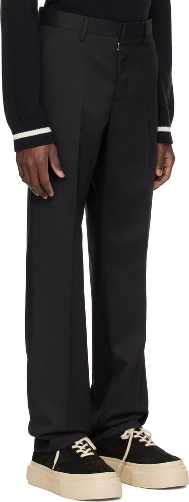 Nohavice Maison Margiela MM6 Maison Margiela Creased Trousers Čierna | SH0KA0035 M35227, 1