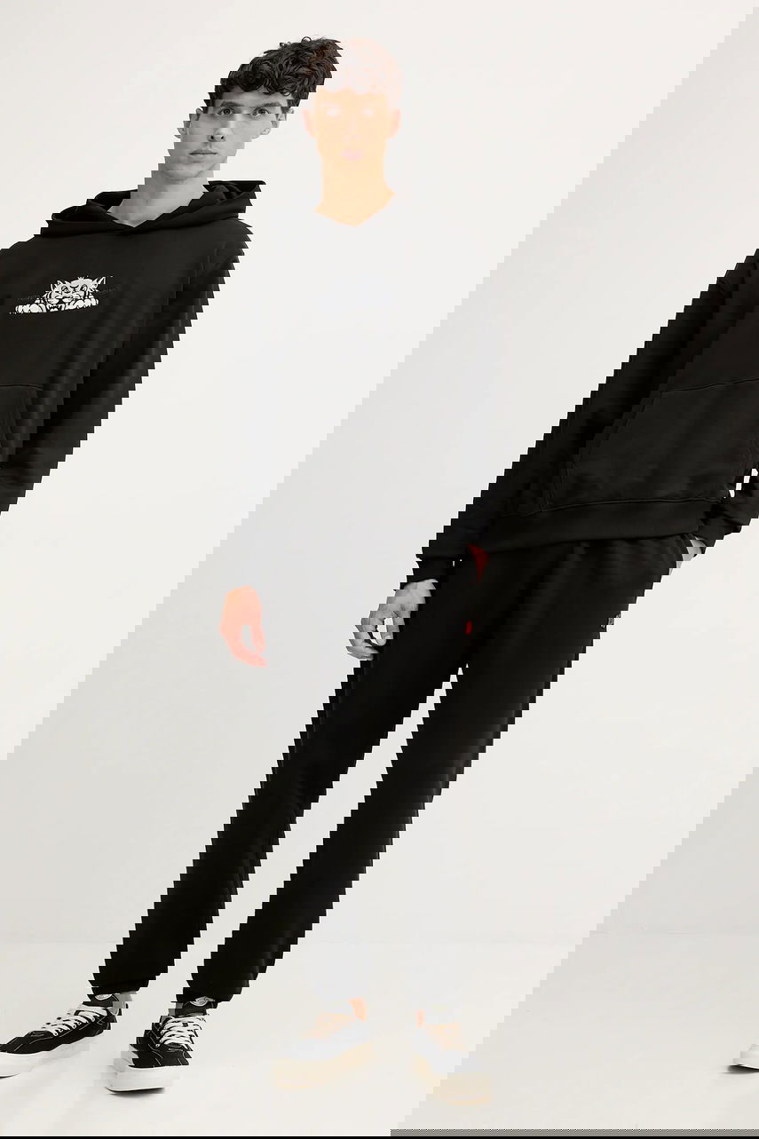 Mikina KENZO Kenzo Hoodie with Graphic Čierna | FF65HO2534MF, 1