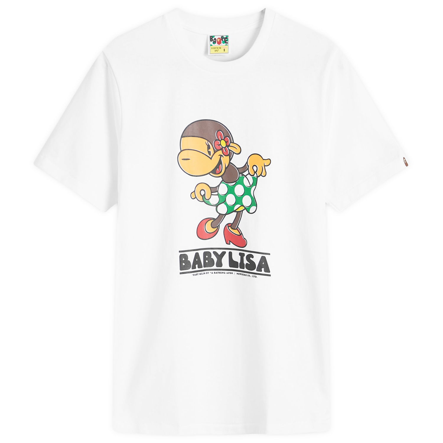 Tričko BAPE Classic Baby Lisa T-Shirt Biela | 002TEK302029L-WHT, 0
