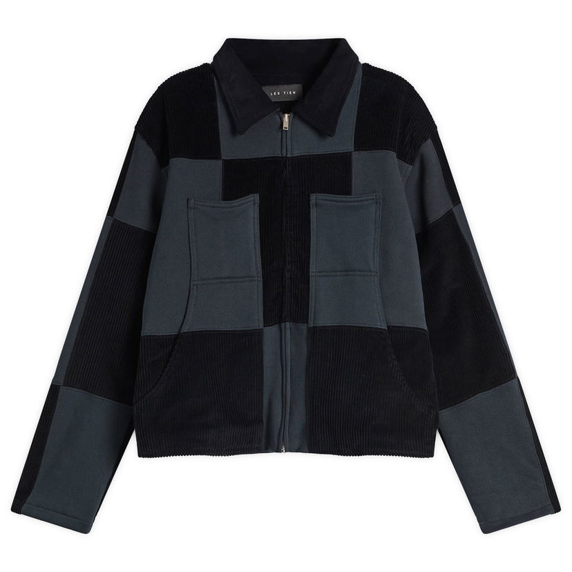 Bunda LES TIEN Patchwork Utility Jacket Rôznofarebný | PW-1097-FBPTWK