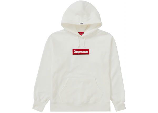 Mikina Supreme Box Logo Hoodie Biela | 11060, 0